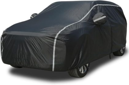 Blshwez Car Cover Custom Fit for Ford Mustang 1994-2024, 420D Oxford Full Outdoor Automtive Heavy Duty Covers with Waterproof All Weather , Full Exterior Cover Rain Sun Protection with Reflective Stripes
