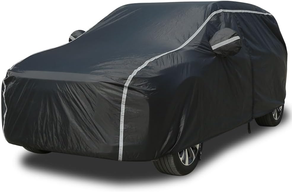 Blshwez Car Cover Custom Fit for Ford Mustang 1994-2024, 420D Oxford Full Outdoor Automtive Heavy Duty Covers with Waterproof All Weather , Full Exterior Cover Rain Sun Protection with Reflective Stripes